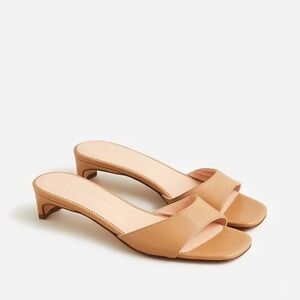 J Crew Single Strap Light Carmel Brown Sandals